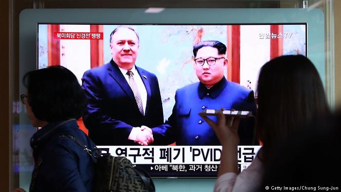 Nordkorea Mike Pompeo Vorbereitung Gipfeltreffen zwischen Donald Trump und Kim Jong Un (Getty Images/Chung Sung-Jun)