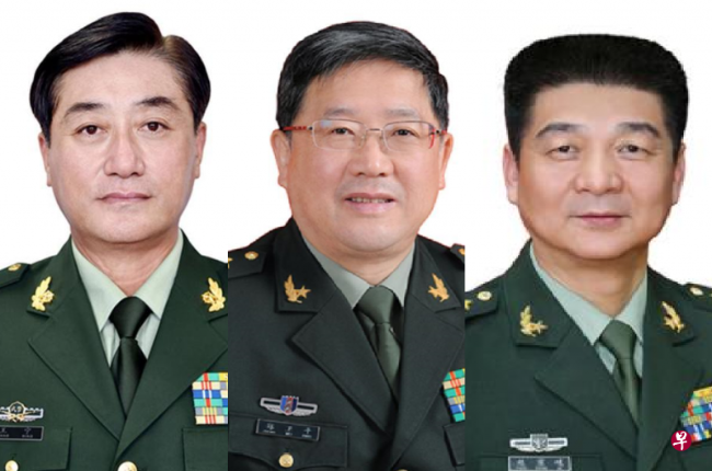 中国军方人事变动 解放军3名上将获人大新职