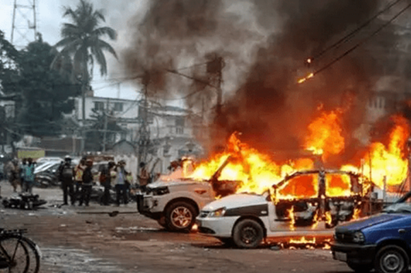 印度又乱套了!印共和执政党爆发大规模冲突,多个地区陷入混乱 印度又乱套了!印共和执政党爆发大规模冲突,多个地区陷入混乱