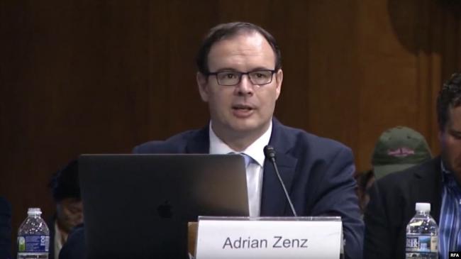 资料照:研究中国新疆问题的德国学者 郑国恩(Adrian Zenz)