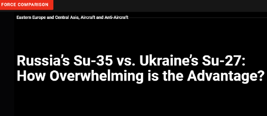 美媒：俄军苏35对乌克兰苏27的优势有多大