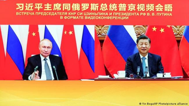 China | Russland | Virtuelles Treffen zwischen Xi Jinping und Wladimir Putin
