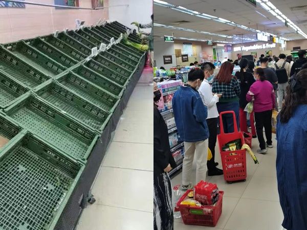 北京超市挤爆 架上被扫光 上海给血泪11点教训