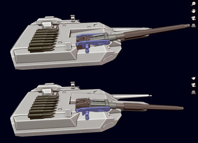 德国新型战车配备两门大炮！