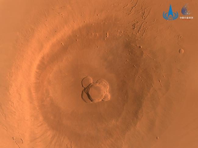 天问一号完成既定探测任务 近期拍摄火星影像公布