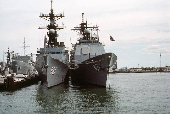 4艘巡洋舰一个月内退役 美军衰落已经无可争辩