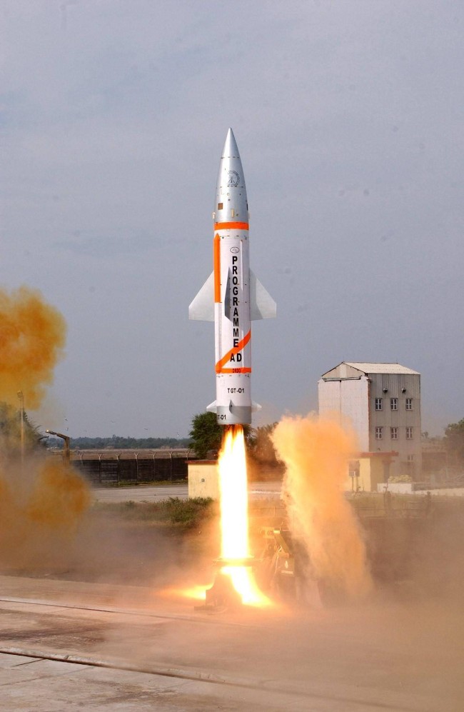 印度反导试验成功，可拦截2000公里级导弹