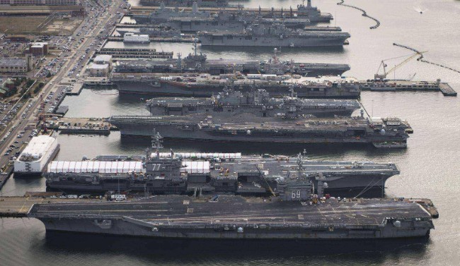 一旦开战，美国百艘航母将吞掉中国？