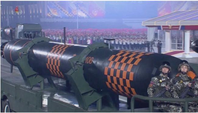 朝鲜水下无人潜航器曝光 传可携核武造“海啸”