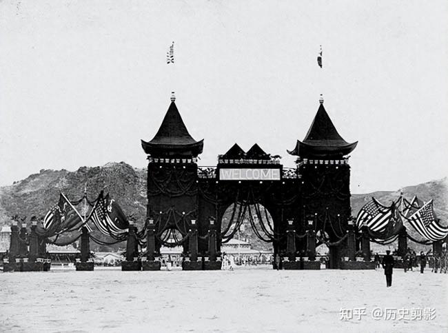 罕见老照片:1908年美国舰队访华旧照 罕见老照片:1908年美国舰队访华旧照