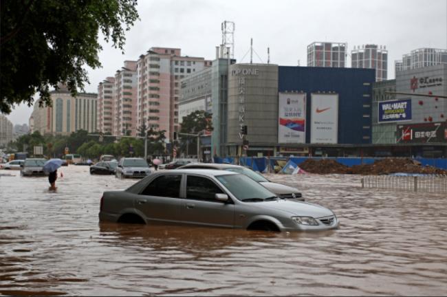 中国多地暴雨成灾 中国多地暴雨成灾