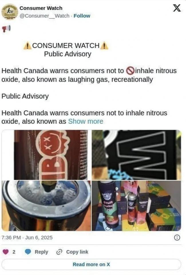 加拿大警告! 这些产品不要玩搞不好出人命 加拿大警告! 这些产品不要玩搞不好出人命