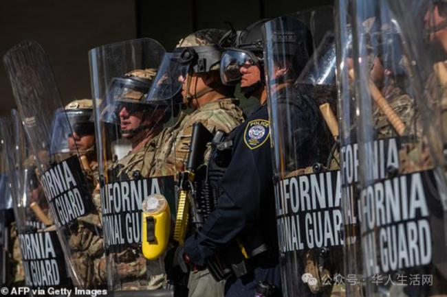 海军陆战队抵达洛城 川普宣布新军令 打持久战 海军陆战队抵达洛城 川普宣布新军令 打持久战