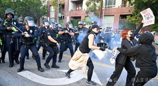 海军陆战队抵达洛城 川普宣布新军令 打持久战 海军陆战队抵达洛城 川普宣布新军令 打持久战