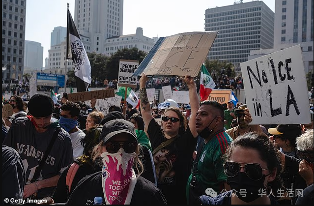 海军陆战队抵达洛城 川普宣布新军令 打持久战 海军陆战队抵达洛城 川普宣布新军令 打持久战