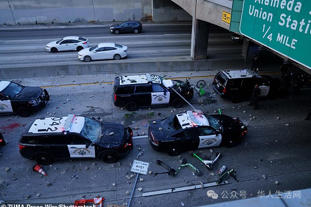 海军陆战队抵达洛城 川普宣布新军令 打持久战 海军陆战队抵达洛城 川普宣布新军令 打持久战
