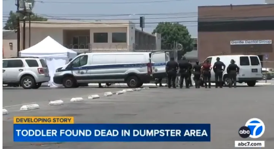 “令人发指” 洛杉矶停车场垃圾区惊现幼童尸体 “令人发指” 洛杉矶停车场垃圾区惊现幼童尸体