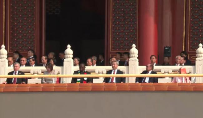 中国阅兵 外国与中国领导人座次安排有“玄玑” 中国阅兵 外国与中国领导人座次安排有“玄玑”