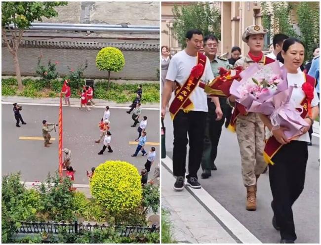 尴尬影片:中国女兵竟当全校师生面独自做这事 尴尬影片:中国女兵竟当全校师生面独自做这事