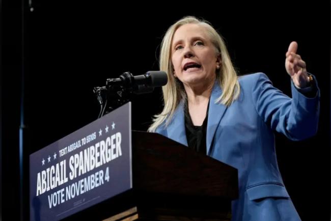 民主党翻转维州 斯潘伯格当选史上首位女州长 民主党翻转维州 斯潘伯格当选史上首位女州长