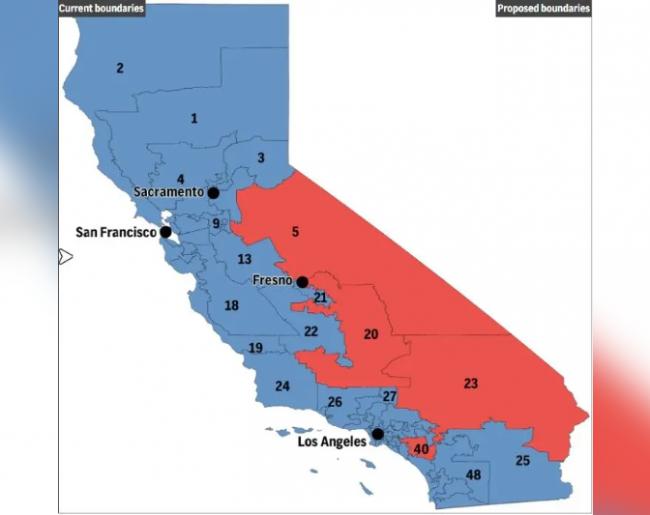 加州50号提案 选区重划获选民投票通过 加州50号提案 选区重划获选民投票通过
