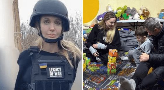 女星安吉丽娜·朱莉随身保镖被乌军抓走服役 女星安吉丽娜·朱莉随身保镖被乌军抓走服役