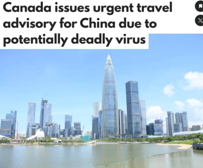 加国发布中国旅行警告:这种病毒正流行 加国发布中国旅行警告:这种病毒正流行