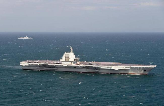 福建号航母完成首次海上演习 现场图片流出 福建号航母完成首次海上演习 现场图片流出