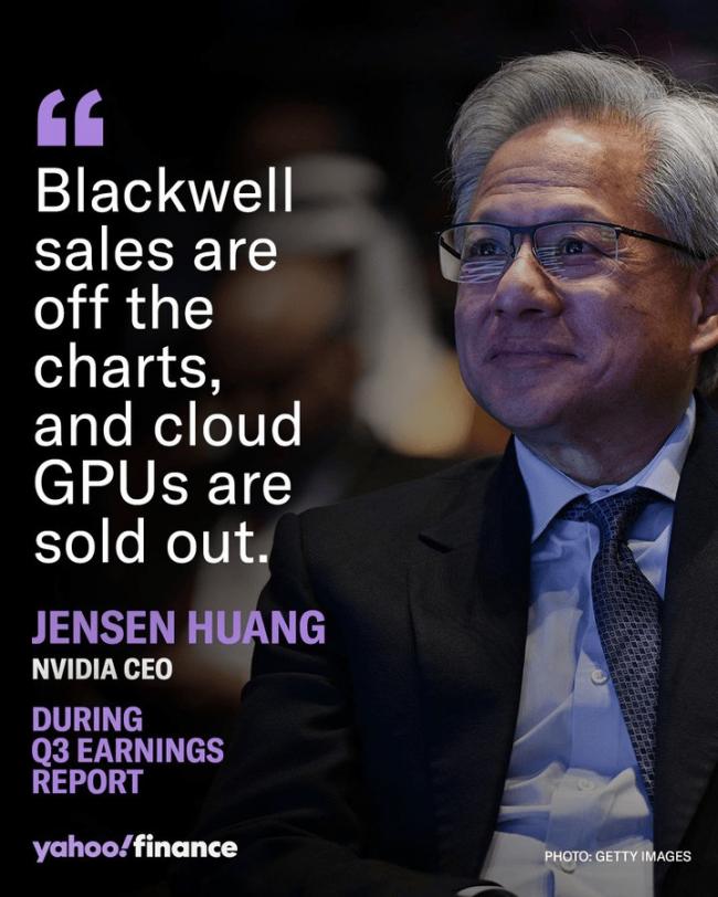 黄仁勋手撕“AI泡沫”论!他的显卡卖到全断货 黄仁勋手撕“AI泡沫”论!他的显卡卖到全断货