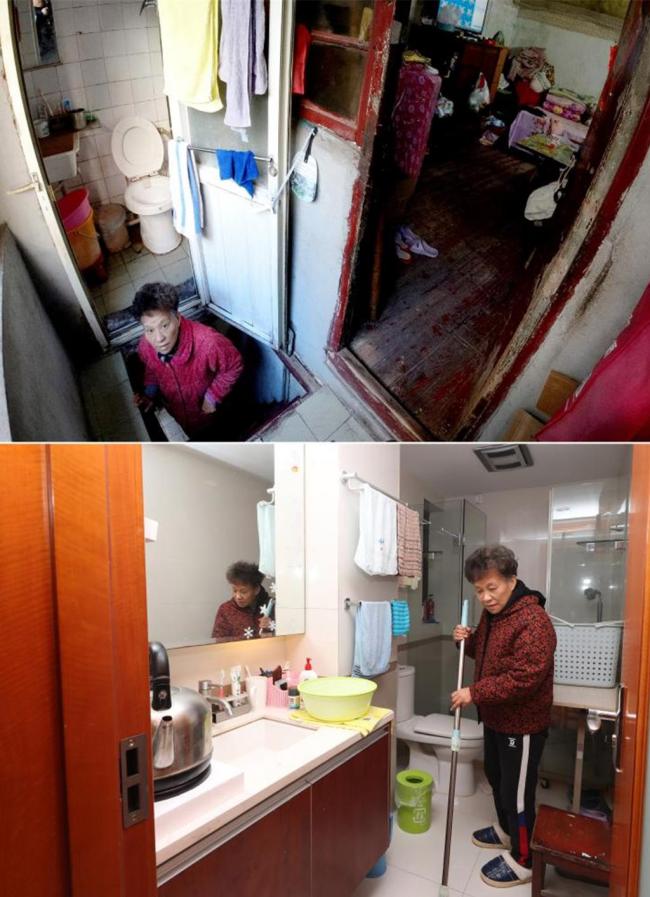 上海人“拎马桶的日子总算到头了” 上海人“拎马桶的日子总算到头了”