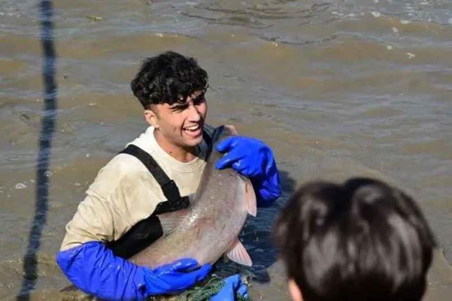 这个大学127年校庆 万名师生共捞1.5万斤鱼 这个大学127年校庆 万名师生共捞1.5万斤鱼