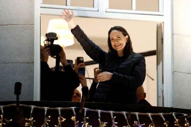 “诺贝尔和平奖得主”马查多出逃内幕曝光 “诺贝尔和平奖得主”马查多出逃内幕曝光