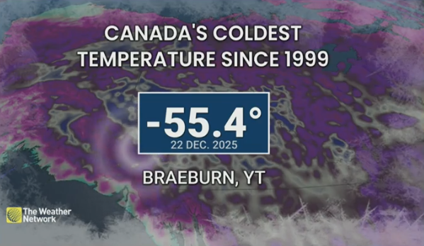 -55.4℃! 加拿大遭遇极地涡旋+超长寒潮 -55.4℃! 加拿大遭遇极地涡旋+超长寒潮