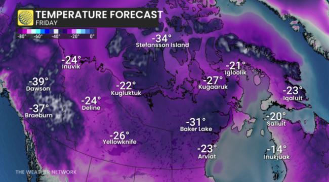 -55.4℃! 加拿大遭遇极地涡旋+超长寒潮 -55.4℃! 加拿大遭遇极地涡旋+超长寒潮
