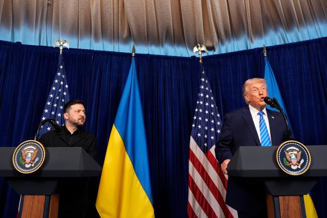 川普这话有多荒谬?惹来泽连斯基当场冷笑 川普这话有多荒谬?惹来泽连斯基当场冷笑