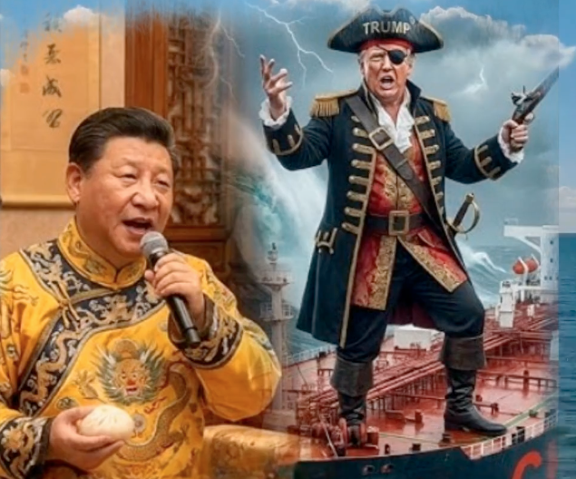 川普拦截油轮 中共受气 嘲讽北京的网络神曲火了 川普拦截油轮 中共受气 嘲讽北京的网络神曲火了