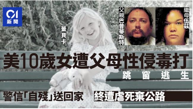 警成“帮凶” 美女童疑遭父母毒打性侵惨遭虐死 警成“帮凶” 美女童疑遭父母毒打性侵惨遭虐死