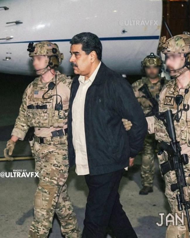 马杜罗多张被捕照流出!川普点名3大将接管委国 马杜罗多张被捕照流出!川普点名3大将接管委国