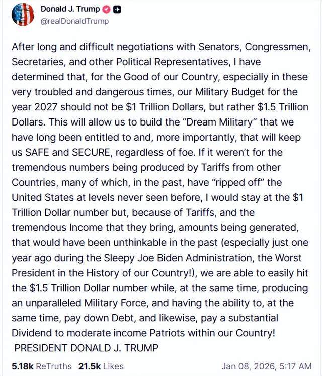 对中俄摊牌!川普发帖带来惊人消息 对中俄摊牌!川普发帖带来惊人消息