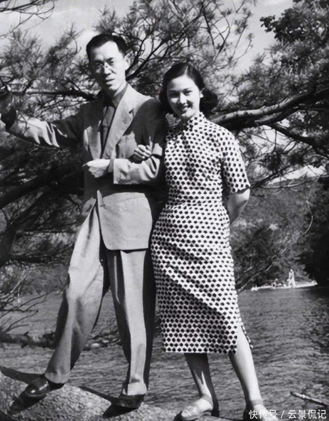 老照片:70年代,徐志摩前妻张幼仪在美国豪宅 老照片:70年代,徐志摩前妻张幼仪在美国豪宅