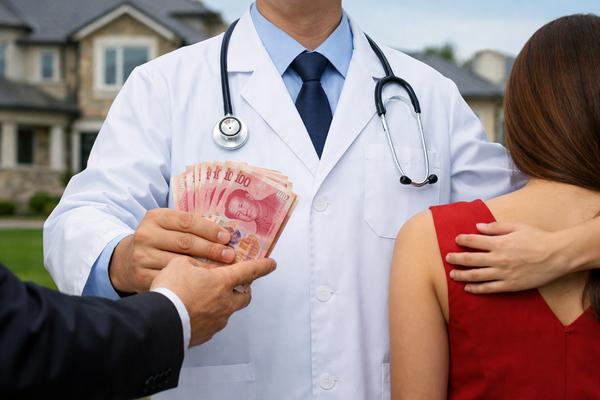 吃数百万回扣 中国医院院长爽买别墅、娶多妻 吃数百万回扣 中国医院院长爽买别墅、娶多妻