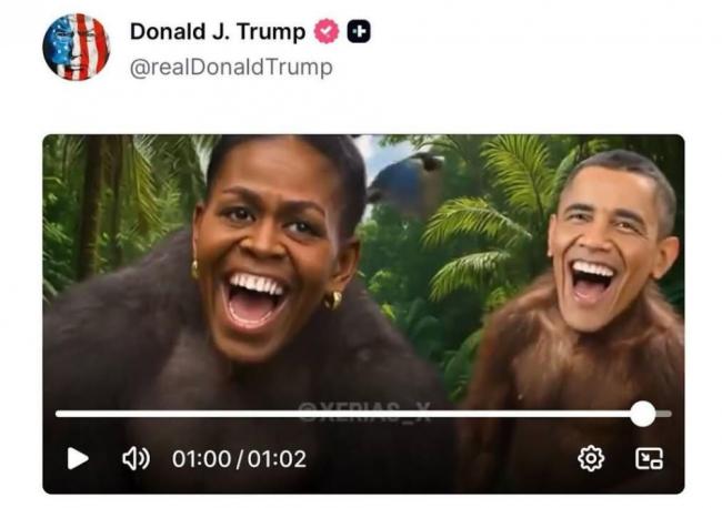 两党群起谴责!川普心虚,罕见火速删文 两党群起谴责!川普心虚,罕见火速删文