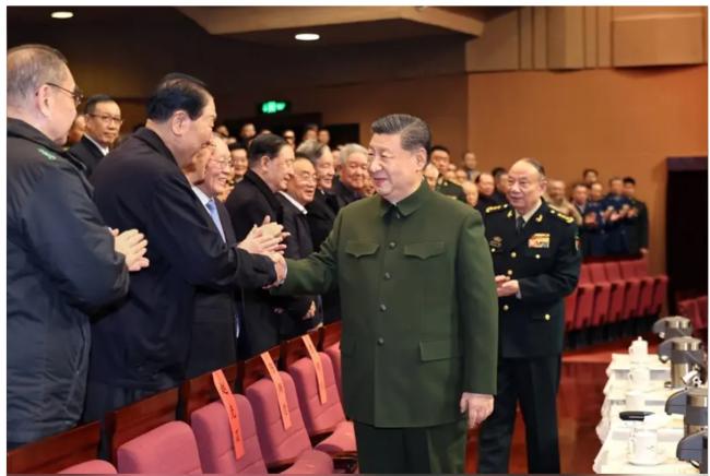 习风光亮相,共军驻京干部高喊一口号 习风光亮相,共军驻京干部高喊一口号