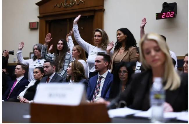 淫魔案:美司法部长遭围剿激辩 场面数度失控 淫魔案:美司法部长遭围剿激辩 场面数度失控