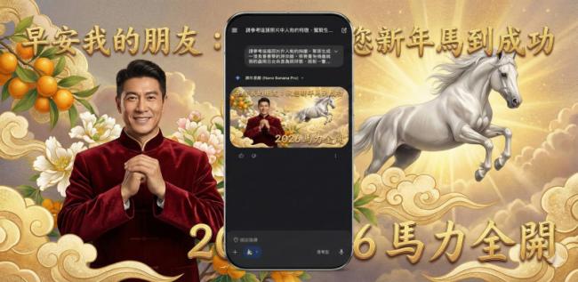 Google释出AI拜年官方指令:一键生成专属贺卡 Google释出AI拜年官方指令:一键生成专属贺卡