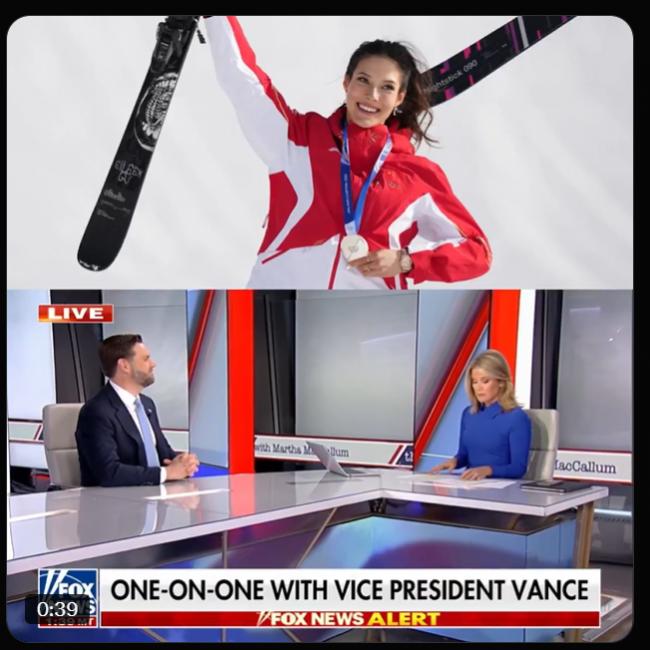 上福克斯新闻,美副总统万斯犀利点评谷爱凌 上福克斯新闻,美副总统万斯犀利点评谷爱凌