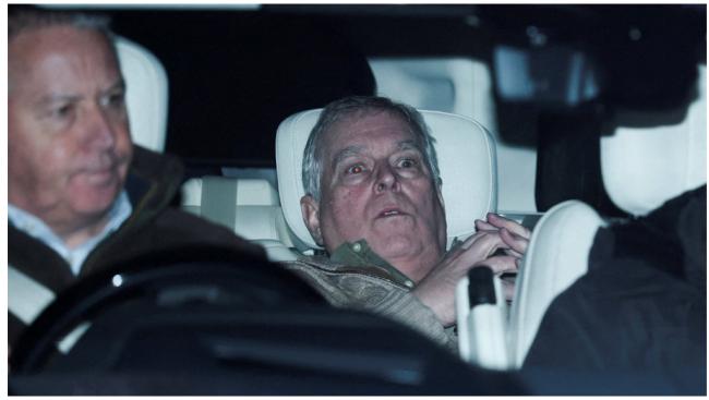 明显受到惊吓:安德鲁被捕释放 照片曝光 明显受到惊吓:安德鲁被捕释放 照片曝光