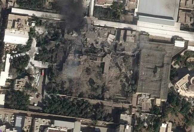 美以空袭 哈梅内伊官邸惊悚卫星照曝光 美以空袭 哈梅内伊官邸惊悚卫星照曝光