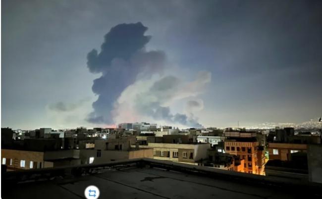 卫星录下伊朗惨况!以军发动最大规模空袭 卫星录下伊朗惨况!以军发动最大规模空袭