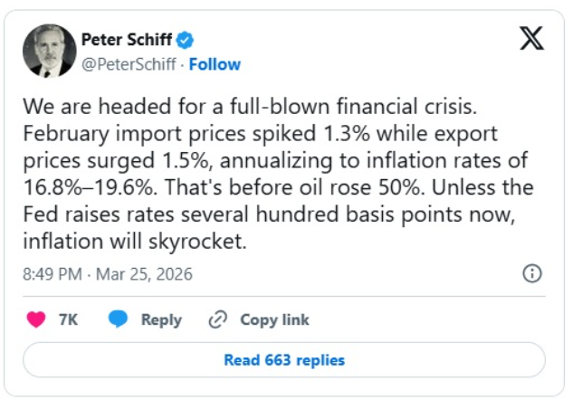 美经济学家警告:正走向一场全面金融危机 美经济学家警告:正走向一场全面金融危机